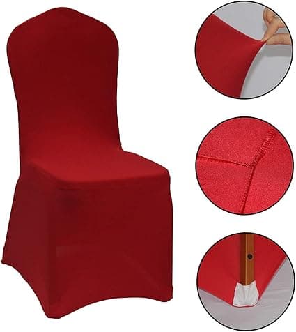 FUNDA DE SILLA ROJA
