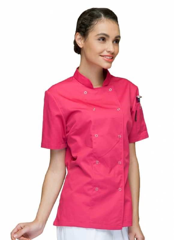 CHAQUETA FUCSIA MANGA CORTA T:M CHECKEDOUT