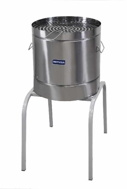 PARRILLA AL CARBÓN BRASILEÑA REDONDA 38CM METVISA