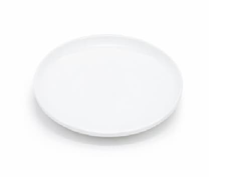 PLATO DE MELAMINA BLANCO OVALADO 16"