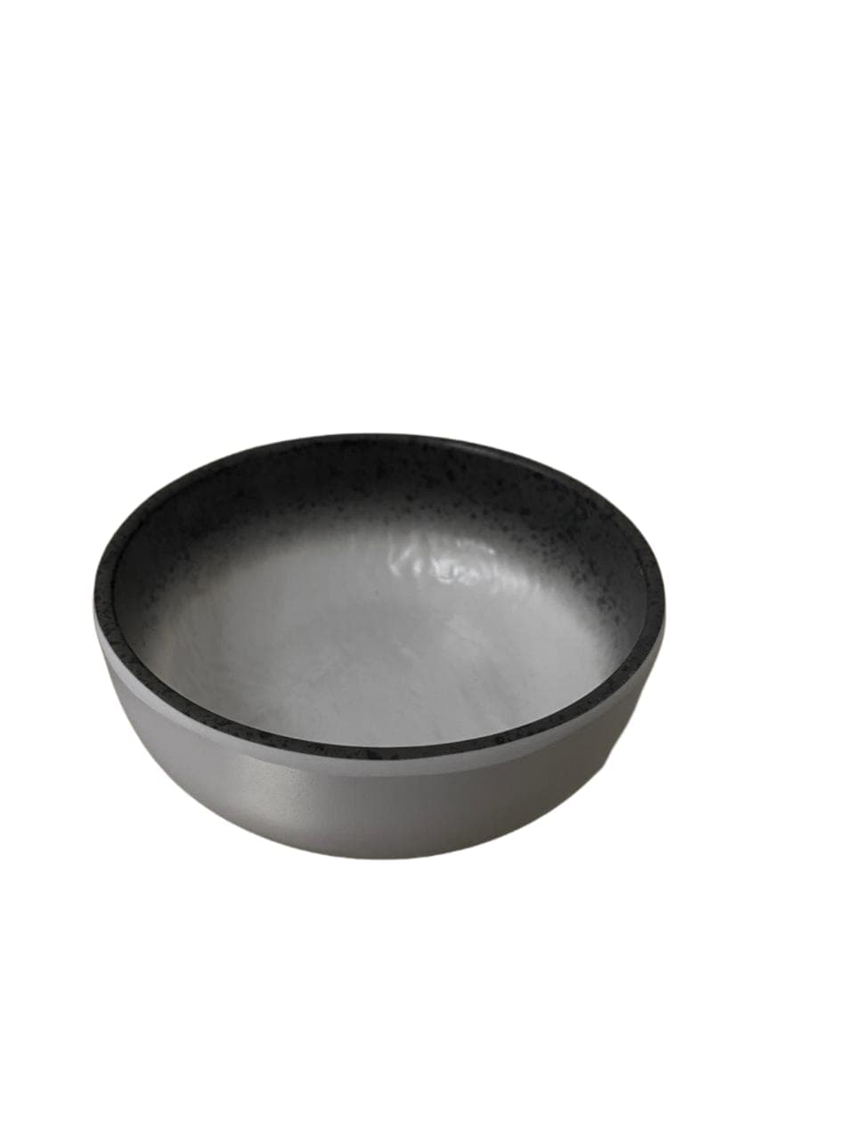 BOWL DE MELAMINA BLANCO Y NEGRO REDONDO 4.4"
