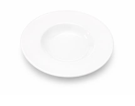 PLATO DE MELAMINA PARA PASTA BLANCO 9"