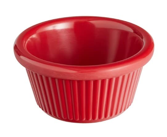 RAMEKIN DE MELAMINA ROJO 7.2 CM