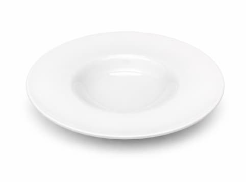 PLATO DE MELAMINA PARA PASTA BLANCO 12"