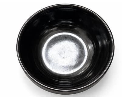 BOWL DE CERÁMICA NEGRO 8"