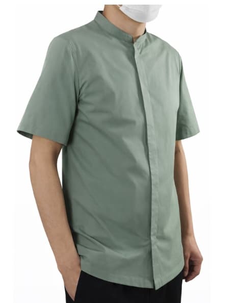 CHAQUETA VERDE CABALLERO MANGA CORTA T: L CHECKEDOUT