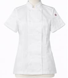 CHAQUETA BLANCA DAMA MANGA CORTA T:L CHECKEDOUT
