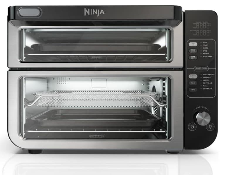 Horno Doble 12 En 1 Ninja Con Flex Door. Freidora De Aire DCT401-120V
