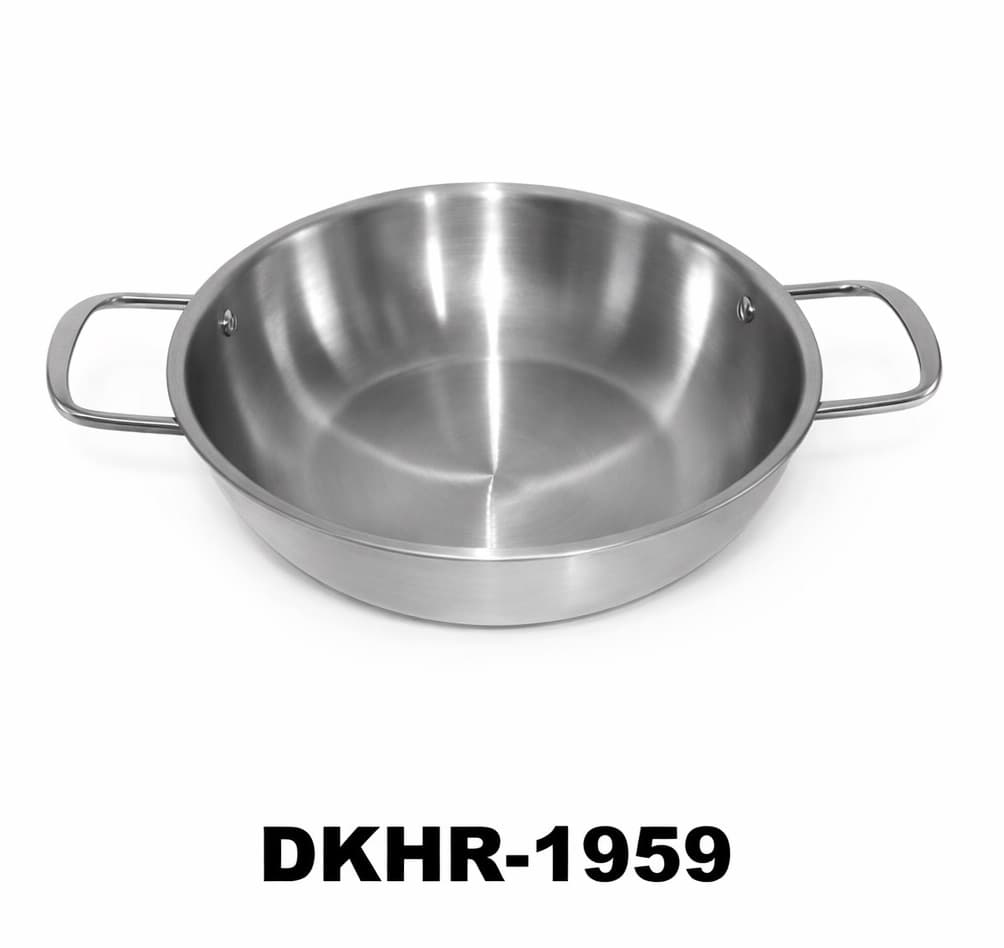 BANDEJA INOX CON ASAS 22 CM