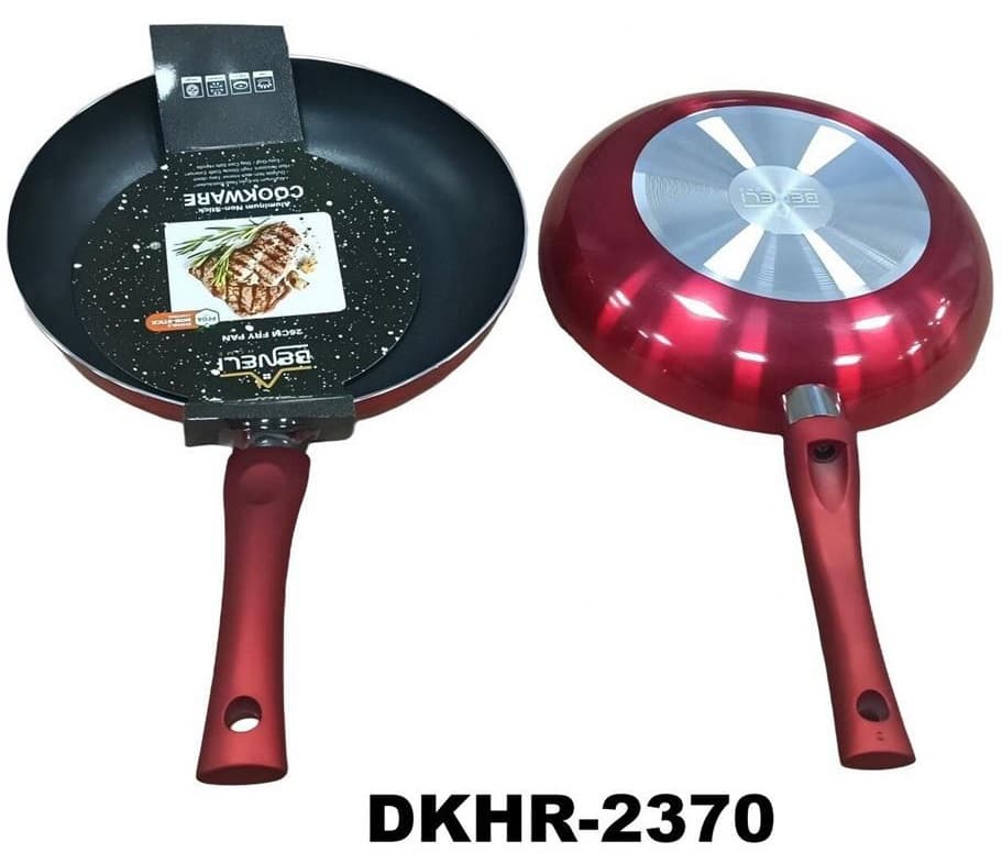SARTEN ANTIADHERENTE ROJO 24 CM