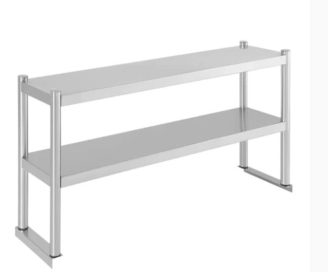 REPISA DOBLE EN ACERO INOXIDABLE 760*300*600 (30¨)