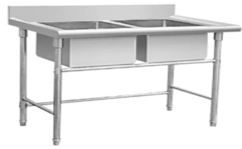 Fregador 2 tinas 120*70*90cm