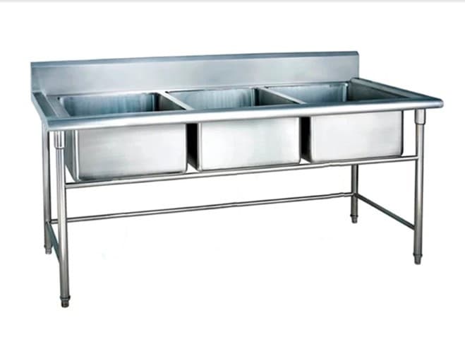 Fregador 3 tinas 175*70*90cm