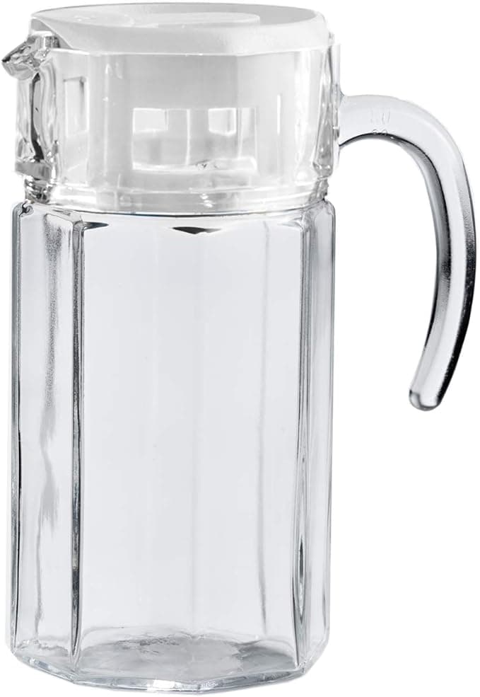 JARRA DE VIDRIO CON TAPA 1.25 LITROS