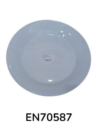 PLATO DE CERÀMICA REDONDO BLANCO 12.2"