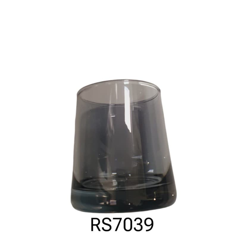 VASO ROCA GRIS 260 ml / 8.79 oz SET 6 PZAS