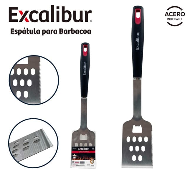 ESPATULA PARA BARBACOA ACERO INOXIDABLE