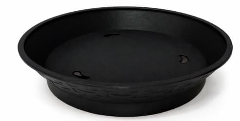 PLATO BASE NEGRO DE 12"