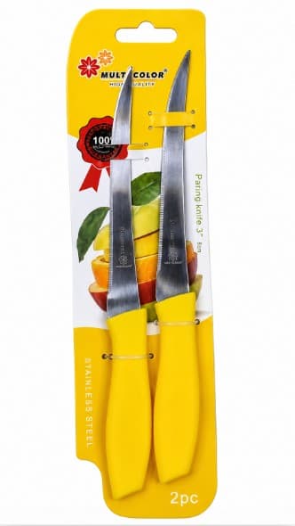 CUCHILLOS PELADORES COLORES VARIOS SET DE 2 PZAS