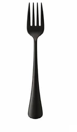 TENEDOR POSTRE NEGRO 14CM  