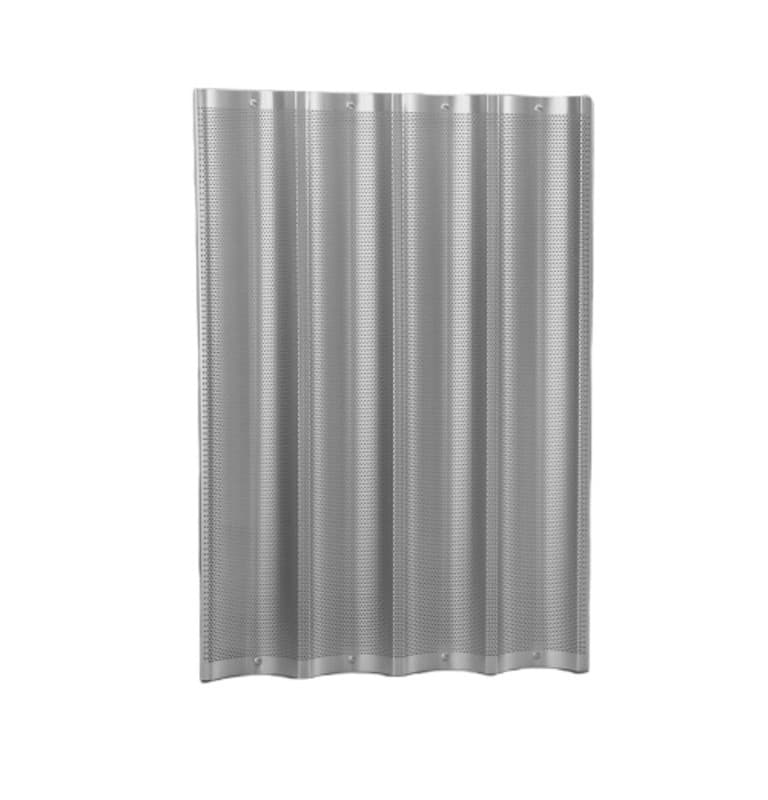 BANDEJA DE ALUMINIO PARA PAN FRANCES DE 5 UNIDADES 60x40x30CM