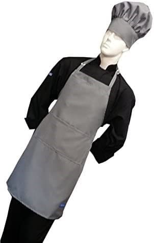 DELANTAL COMPLETO GRIS CHEFS FACTORY