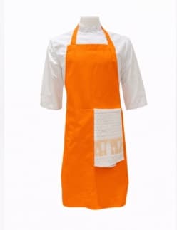 DELANTAL COMPLETO NARANJA CHEFS FACTORY