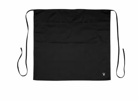 DELANTAL CINTURA NEGRO 56X46 CM