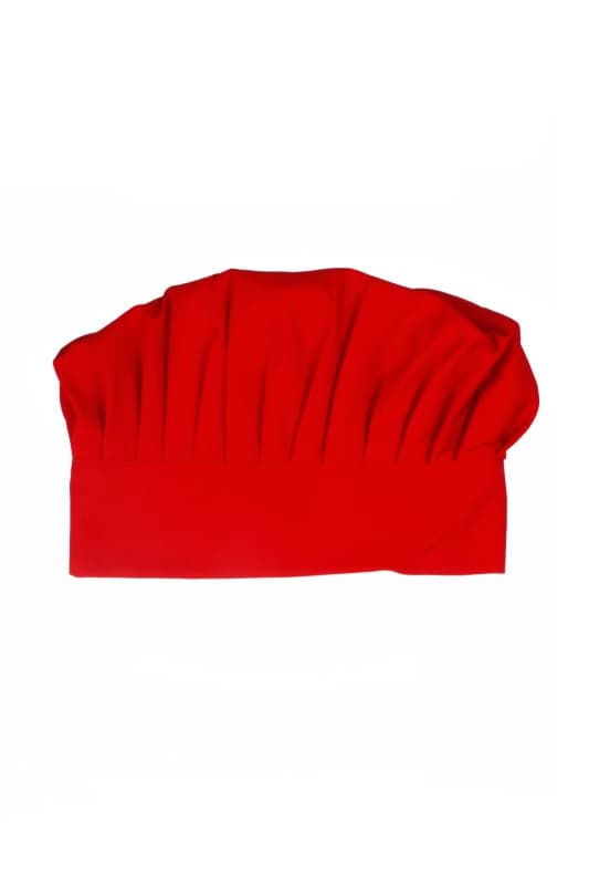 GORRO HONGO ROJO CHEFS FACTORY