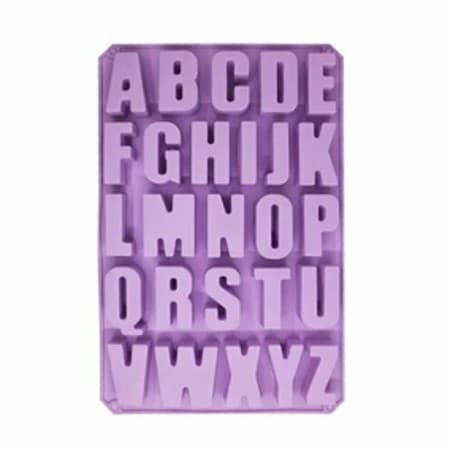 MOLDE DE SILICONA LETRAS 