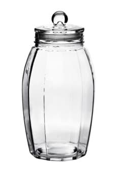 FRASCO DE VIDRIO CON TAPA 2500ml / 84oz