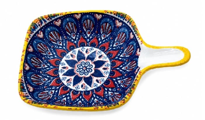 RAMEKIN DE CERÁMICA MANDALA AZUL 3.5" / 8 CM 