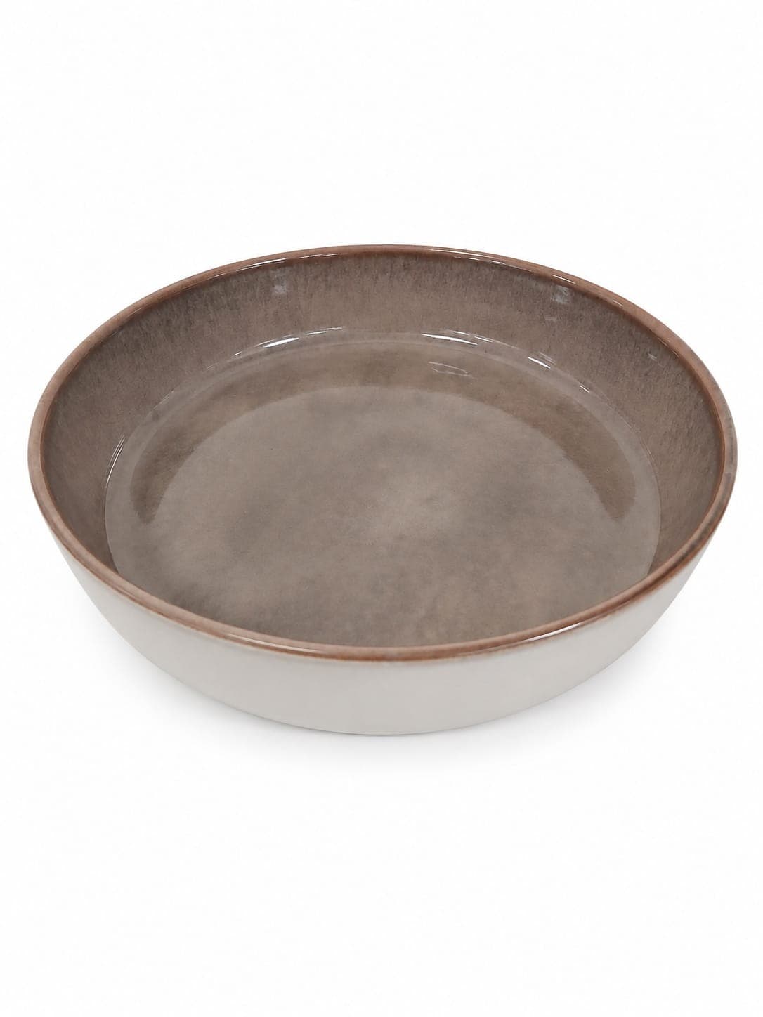 BOWL DE CERÁMICA REDONDO MARMOLEADO MARRON 7.5"