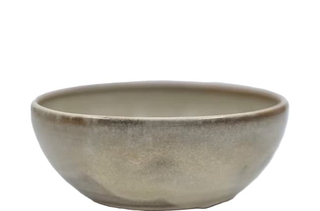 BOWL DE CERÁMICA REDONDO MARMOLEADO DORADO 