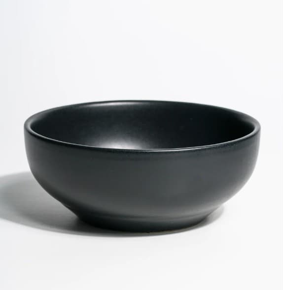 BOWL DE CERÁMICA NEGRO MATE 