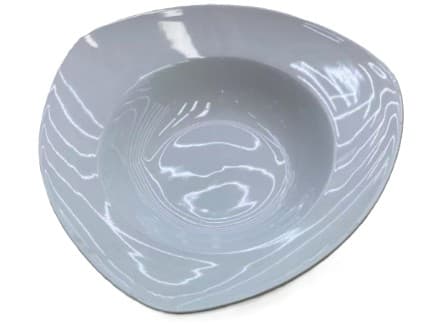 PLATO DE CERÁMICA PARA PASTA BLANCO 11" 