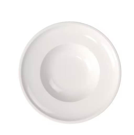 PLATO DE CERÁMICA PARA PASTA BLANCO  10.5" 