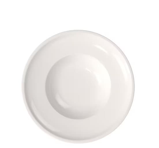 PLATO DE CERÁMICA PARA PASTA BLANCO 12"