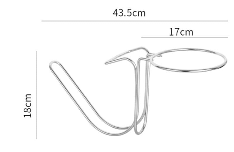 SOPORTE DE MESA PARA HIELERA 43.5X18 CM