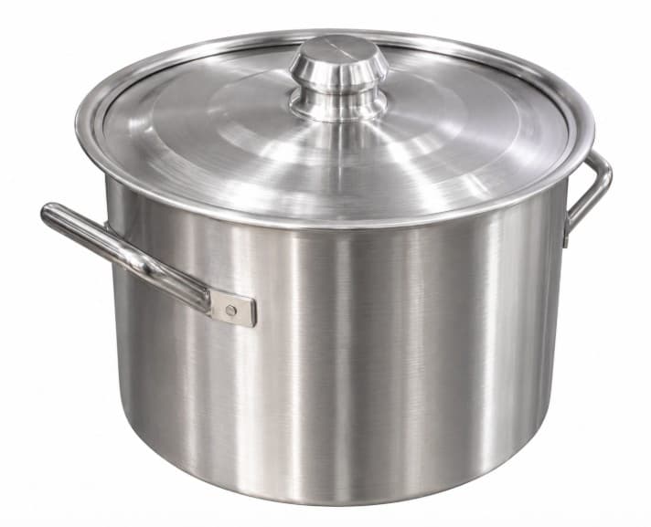 OLLA DE ALUMINIO CON TAPA53 LITROS / 50X27 CM