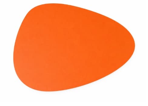 INDIVIDUAL PVC OVALADO NARANJA 45X36 CM