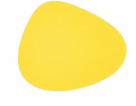 INDIVIDUAL PVC OVALADO AMARILLO 45X36 CM