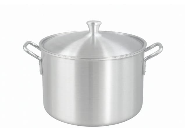 Olla de aluminio con tapa 50 cm (63 l)