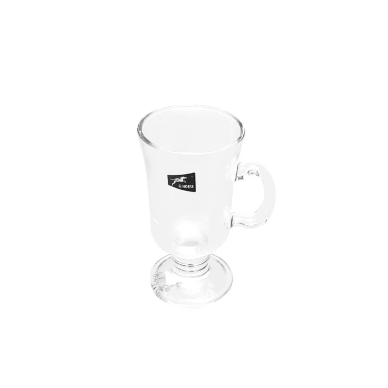 TAZA DE VIDRIO CAFÉ 250 ml / 8.45 oz SET 6 PZAS