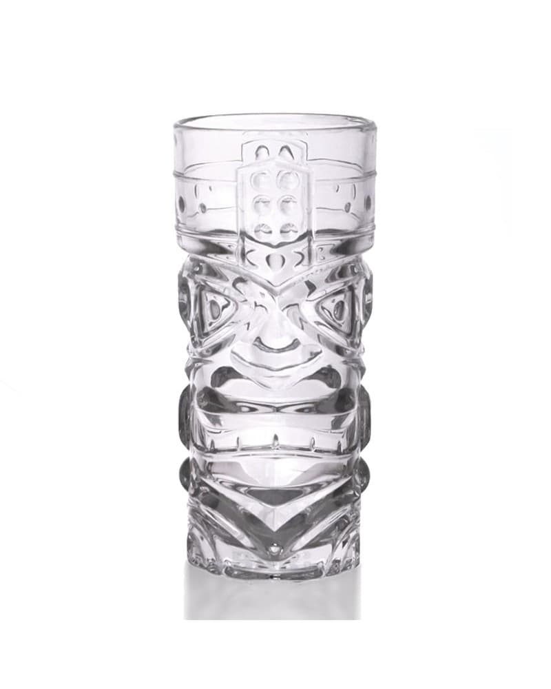 VASO TIKI DE VIDRIO 410ML / 13.86 Oz SET 6 PZAS COD: MS18