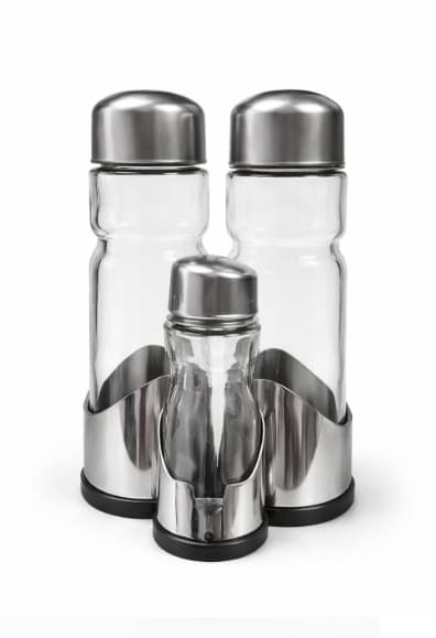 VINAGRERA Y SALERO SET 4 PCS