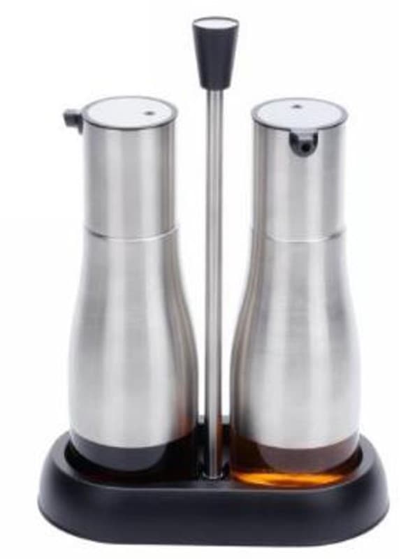 VINAGRERA ACEITE INOX SET 2 PCS