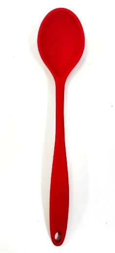CUCHARON DE SILICONA SOPERO ROJO