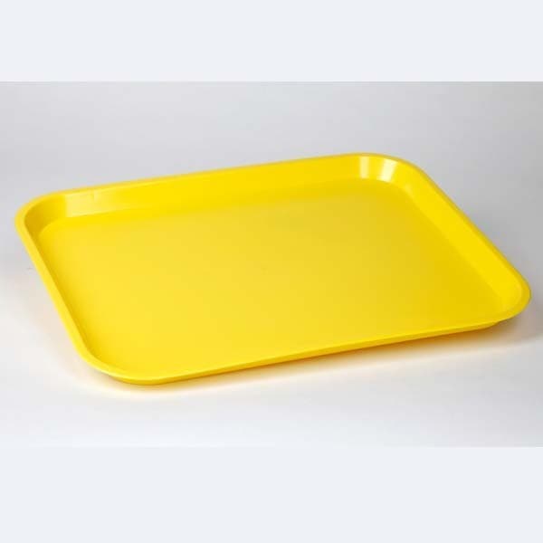 BANDEJA DE SERVIR AMARILLA 12x16"