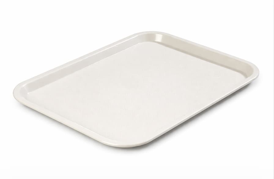 BANDEJA DE SERVIR BLANCA 12x16"